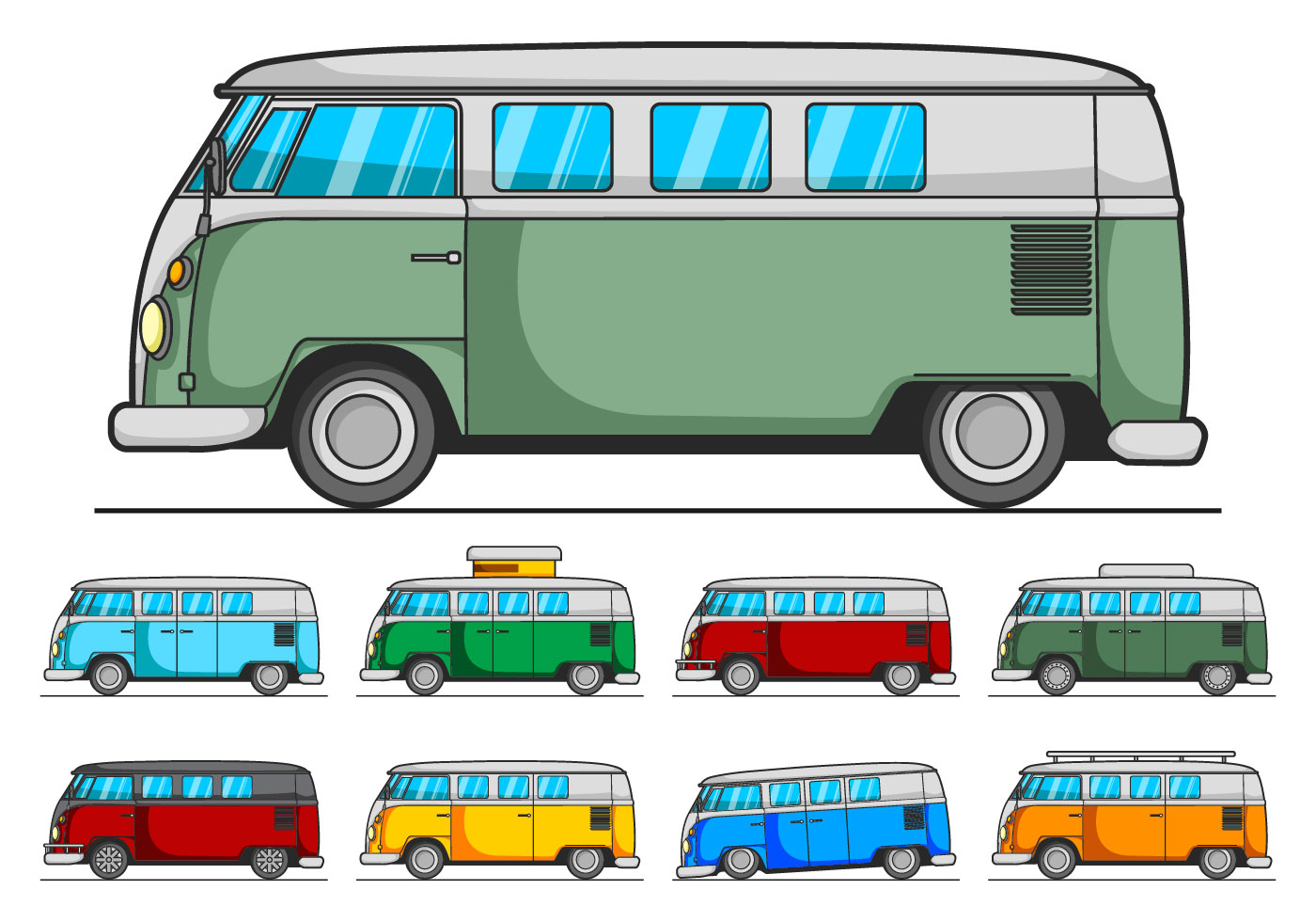 1400x980 Camper Free Vector Art
