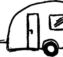 220x200 motorhome camper drawing stickers redbubble