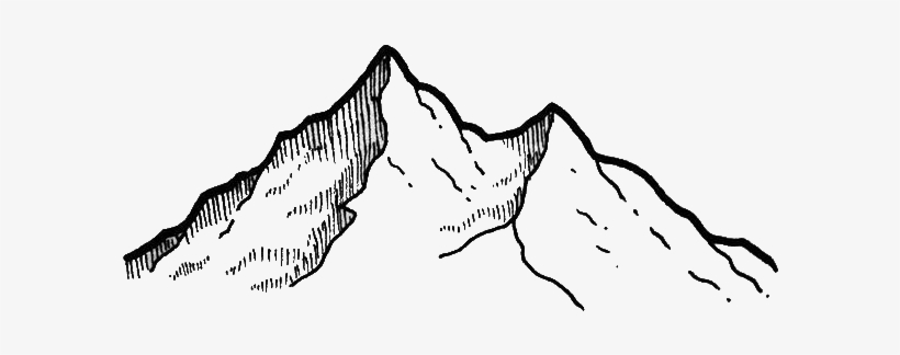 820x324 Cool Drawing Ideas Of Mountains Transparent Png