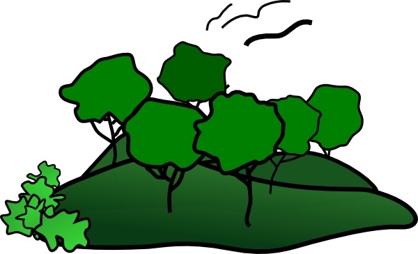 600x365 Landscape Mountain Trees Clip Art Free Vector In Open Office