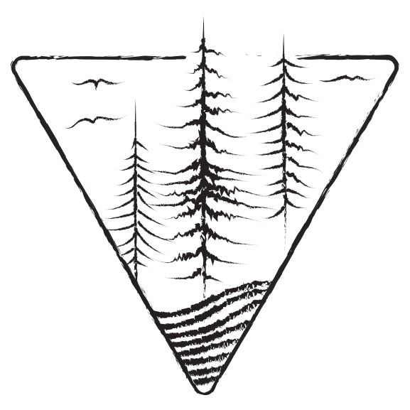 577x577 Mountain Trees Temporary Tattoo