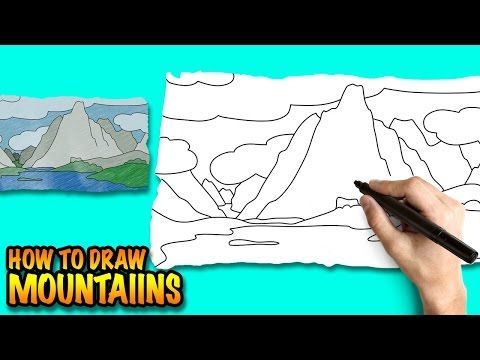 480x360 How To Draw Mountains