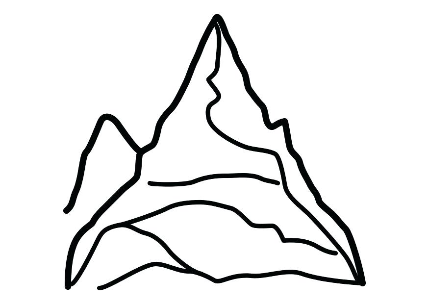 875x620 Mountain Climber Coloring Pages Colouring Climbing Black And White