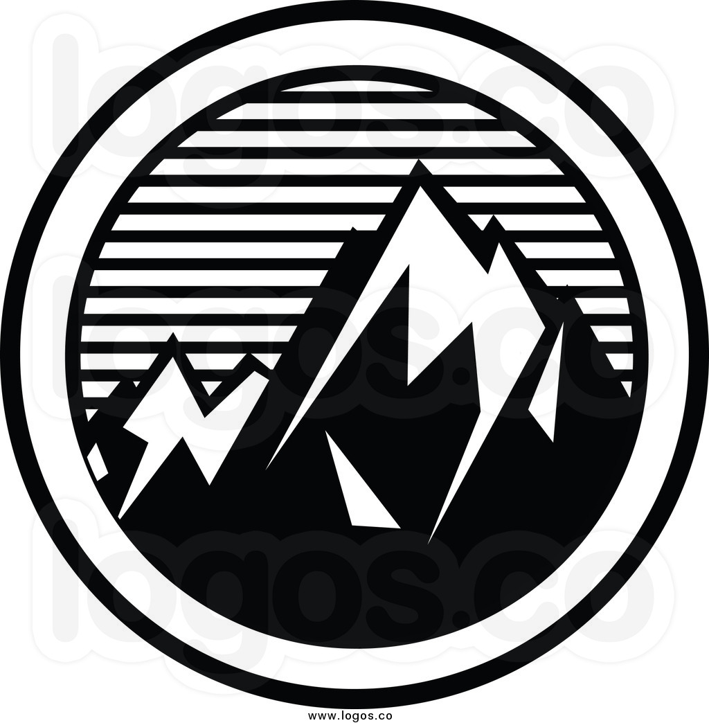 1024x1044 Mountain Clipart Black And White