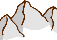 200x140 Mountain Clipart Landscape Mountain Trees Clip Art Free Vector