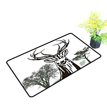 355x355 gmnalahome extra thick door mat moose tre silhouett