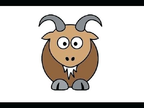 480x360 How To Draw Goat Step