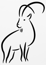 190x269 Capricorn Drawing Mouse Pad Spreadshirt