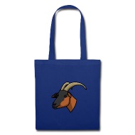 190x190 Goat, Goat, Head, Drawing, Gift Idea Tote Bag Spreadshirt