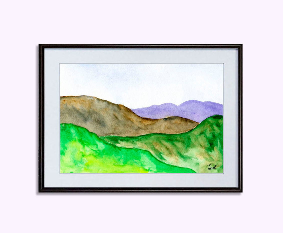1133x932 Mountain Landscape Hills Digital Download Wall Decor Etsy