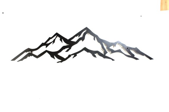 570x380 Wall Art Large Metal Mountain Landscape Perfect For Any Etsy
