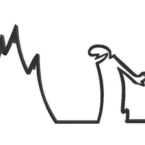 480x480 free stl la linea mountain line cults