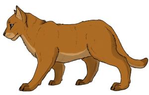 300x192 Mountain Lion Lioness Clipart
