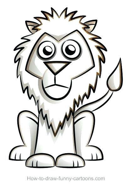 420x602 How To Draw Simple Lion