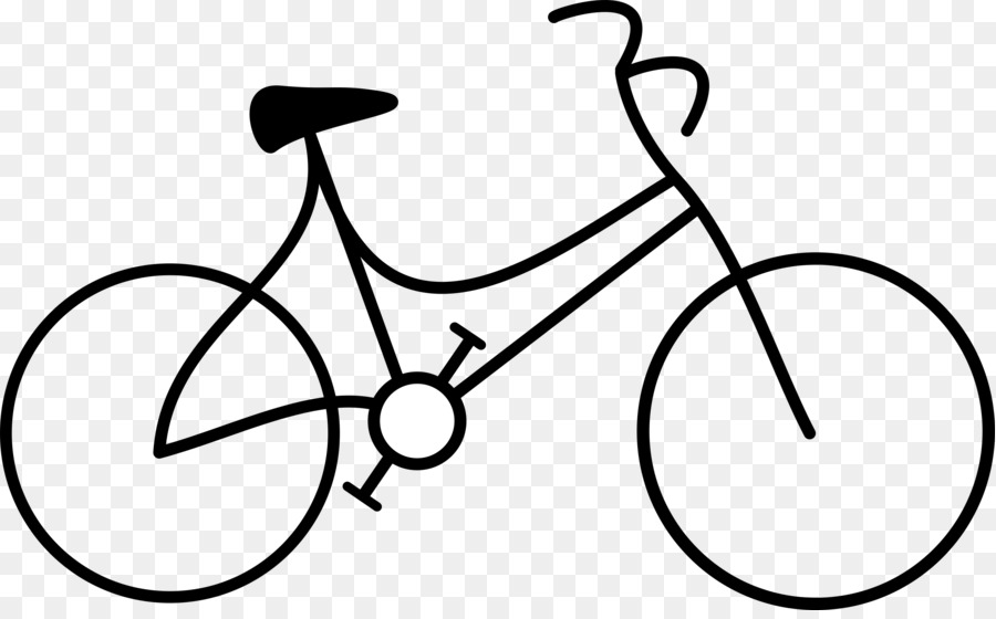900x560 Bicycle, Illustration, Drawing, Transparent Png Image Clipart