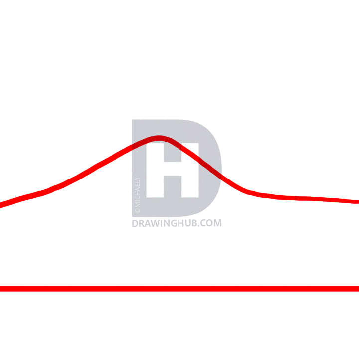 720x720 How To Draw Mount Everest, Step