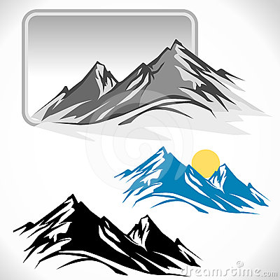 400x400 Mountain Peak Vector