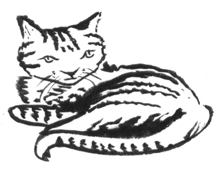 450x356 Bampw Brush Pen Drawings