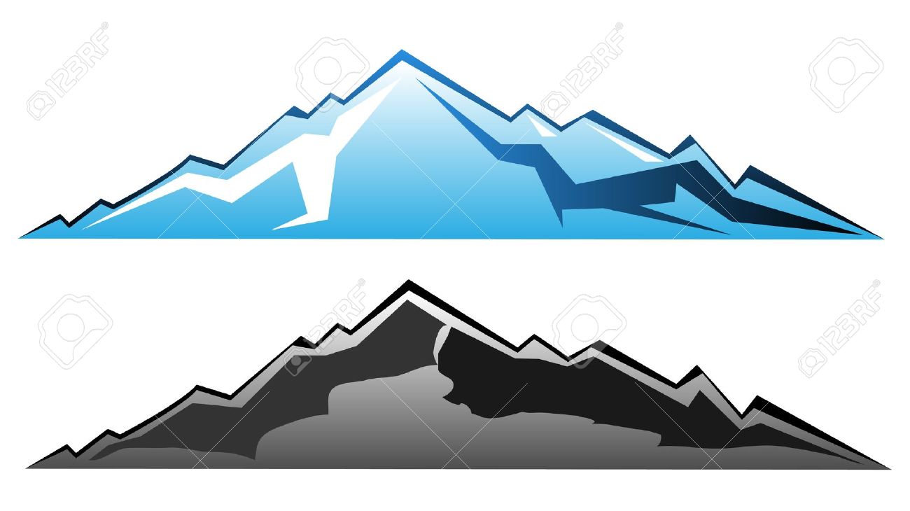 1300x730 Mountain Skyline Hiking Clipart, Explore Pictures