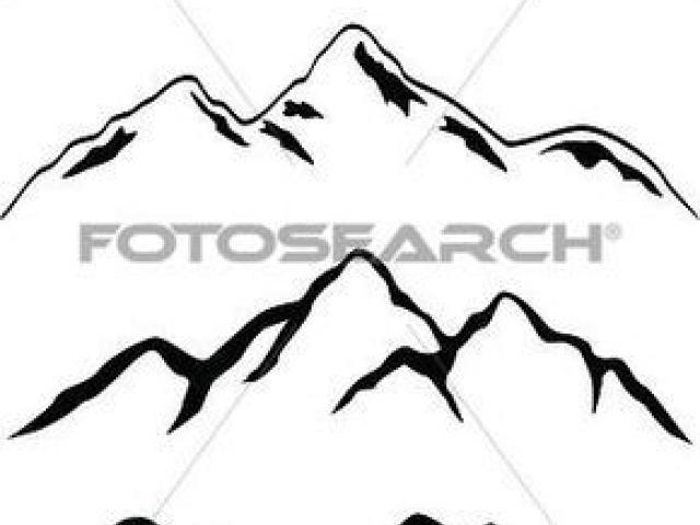 640x480 Mountains Clipart Mountain Range