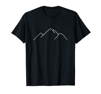 342x320 Hand Drawn Line Drawing Mountain Range Clothing