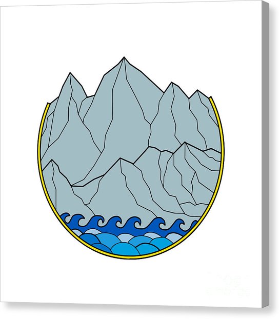 546x622 Line Drawing Canvas Prints