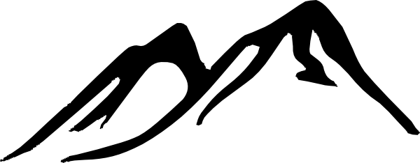 600x234 Mountain Line Art Free Download Clip Art Free Clip Art