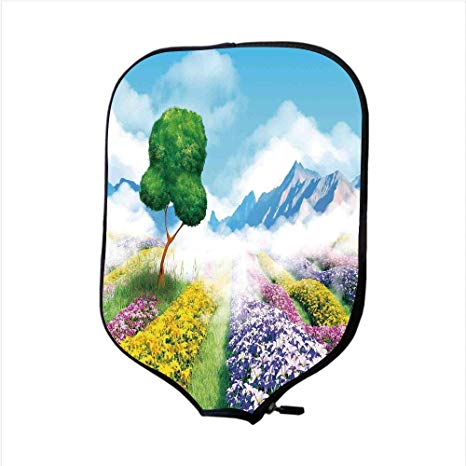 466x466 neoprene premium pickleball paddle racket cover case