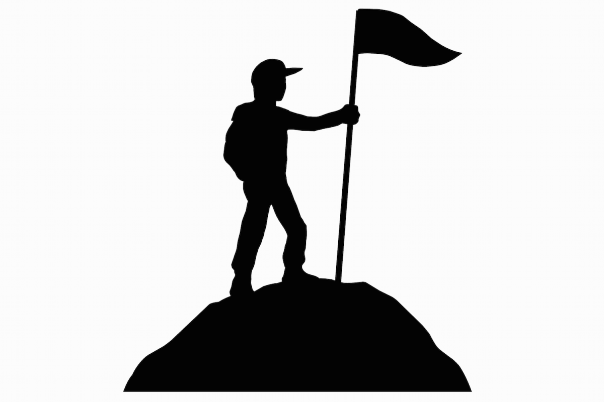 1200x800 Hiking On The Top Of The Mountain