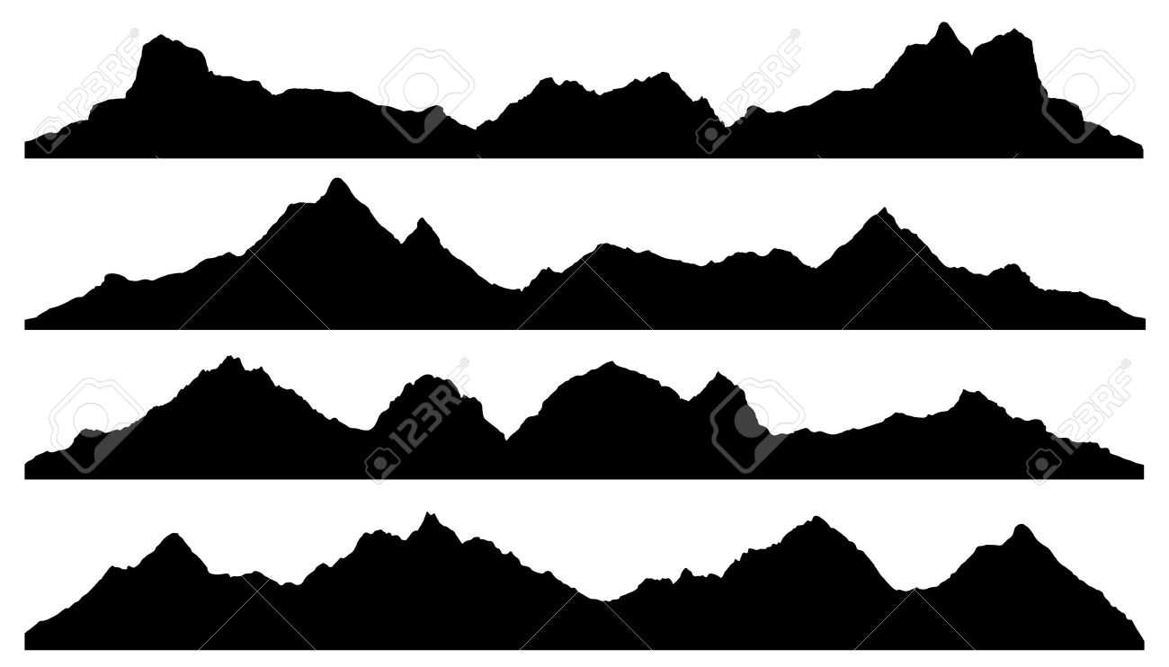 1300x742 Mountain Ridge Silhouette