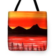 180x180 sunset mountains scenery oil painting painting