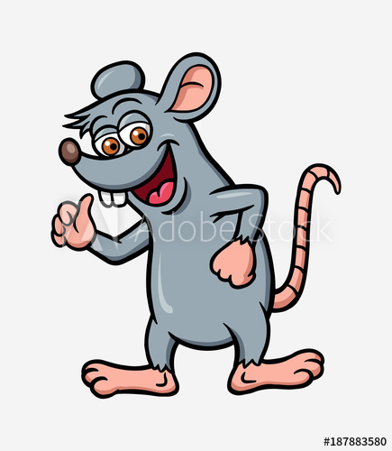 435x500 Rat Or Mouse Animal Cartoon Character Illustration Good Use