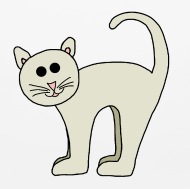 190x189 Cat Drawing Mouse Pad Spreadshirt