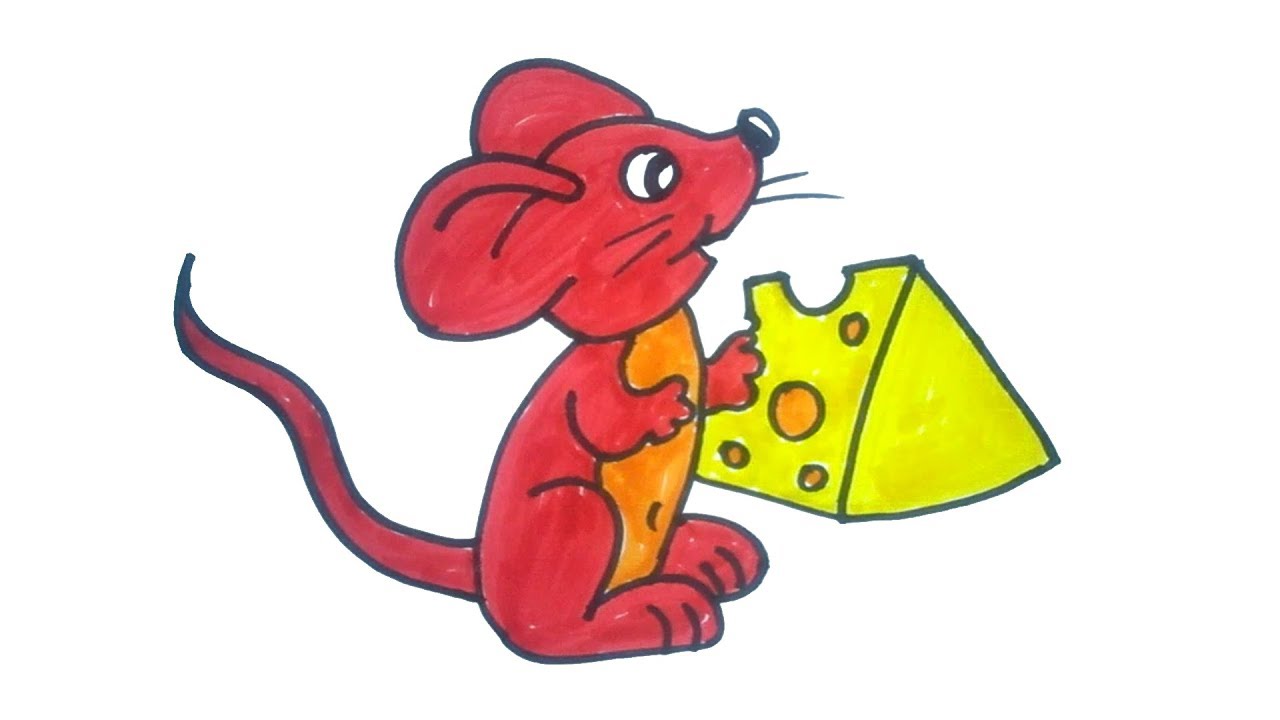 1280x720 Mouse Drawing How To Draw A Baby Mouse Easy Step