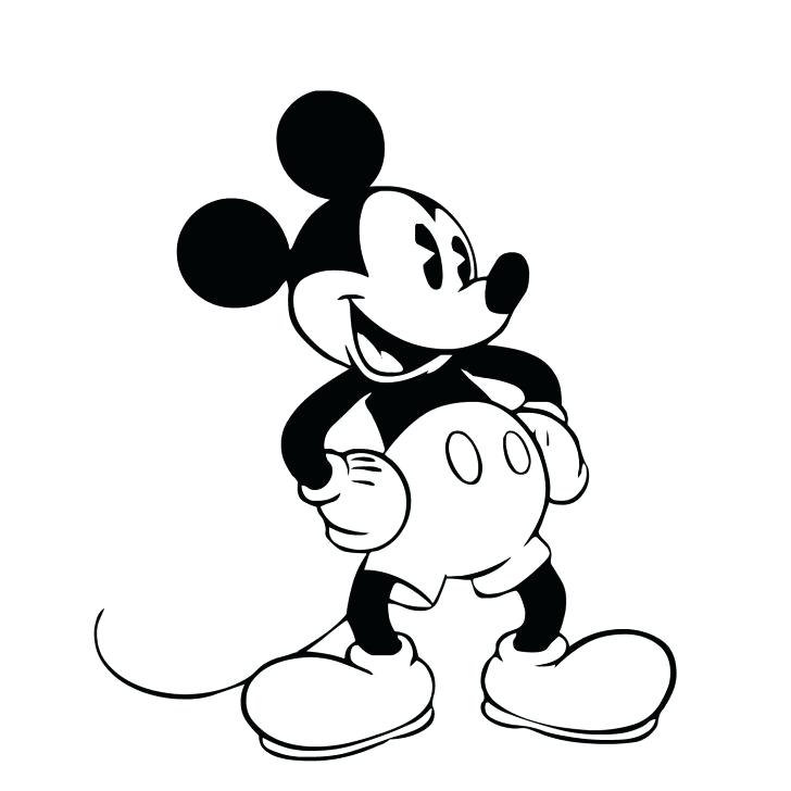 728x728 Minnie Mouse Drawing Step