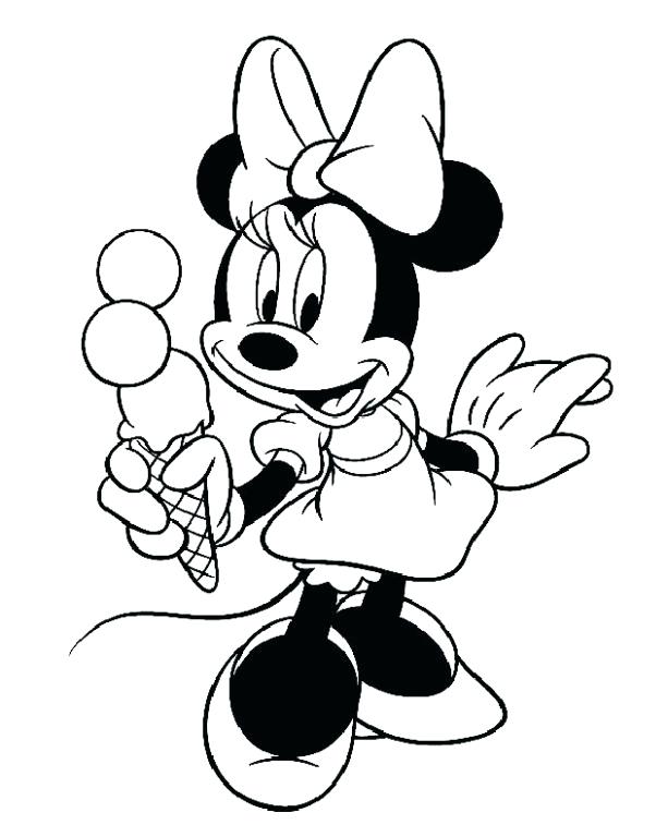 613x768 Minnie Mouse Drawing
