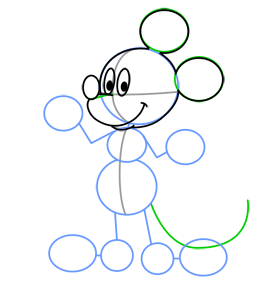 260x290 How To Draw Mickey Mouse