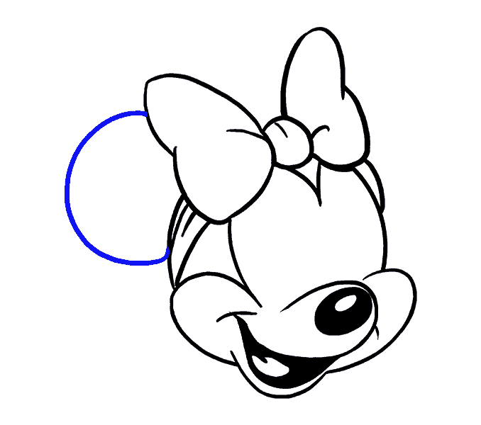 678x600 How To Draw Minnie Mouse In A Few Easy Steps Easy Drawing Guides