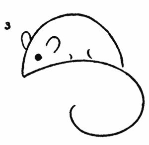 300x292 Mouse Line Art For My Tattoo Tattoos Mouse Tattoos, Rat Tattoo