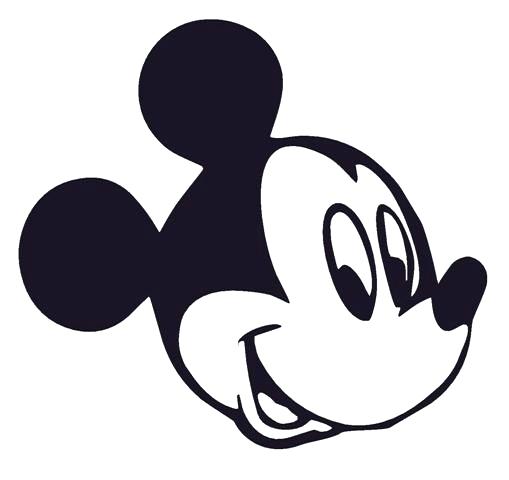 509x480 Mickey Mouse Face Drawing