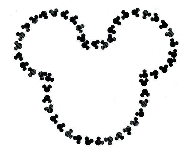 625x500 Mickey Mouse Head Drawing