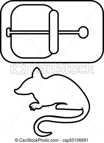 341x470 Mousetrap Icon, Outline Line Style Mousetrap Icon Outline