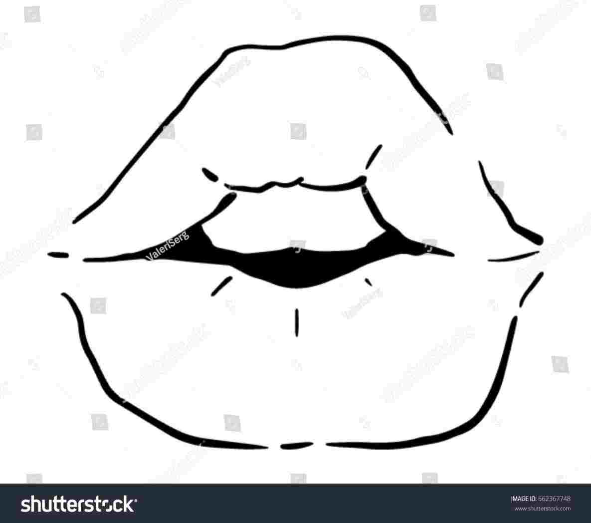 1185x1048 Drawing To Draw Mouths Wikihowrhwikihowcom How A Mouth With Lips