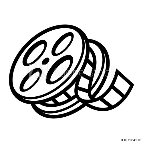 500x500 Movie Film Reel