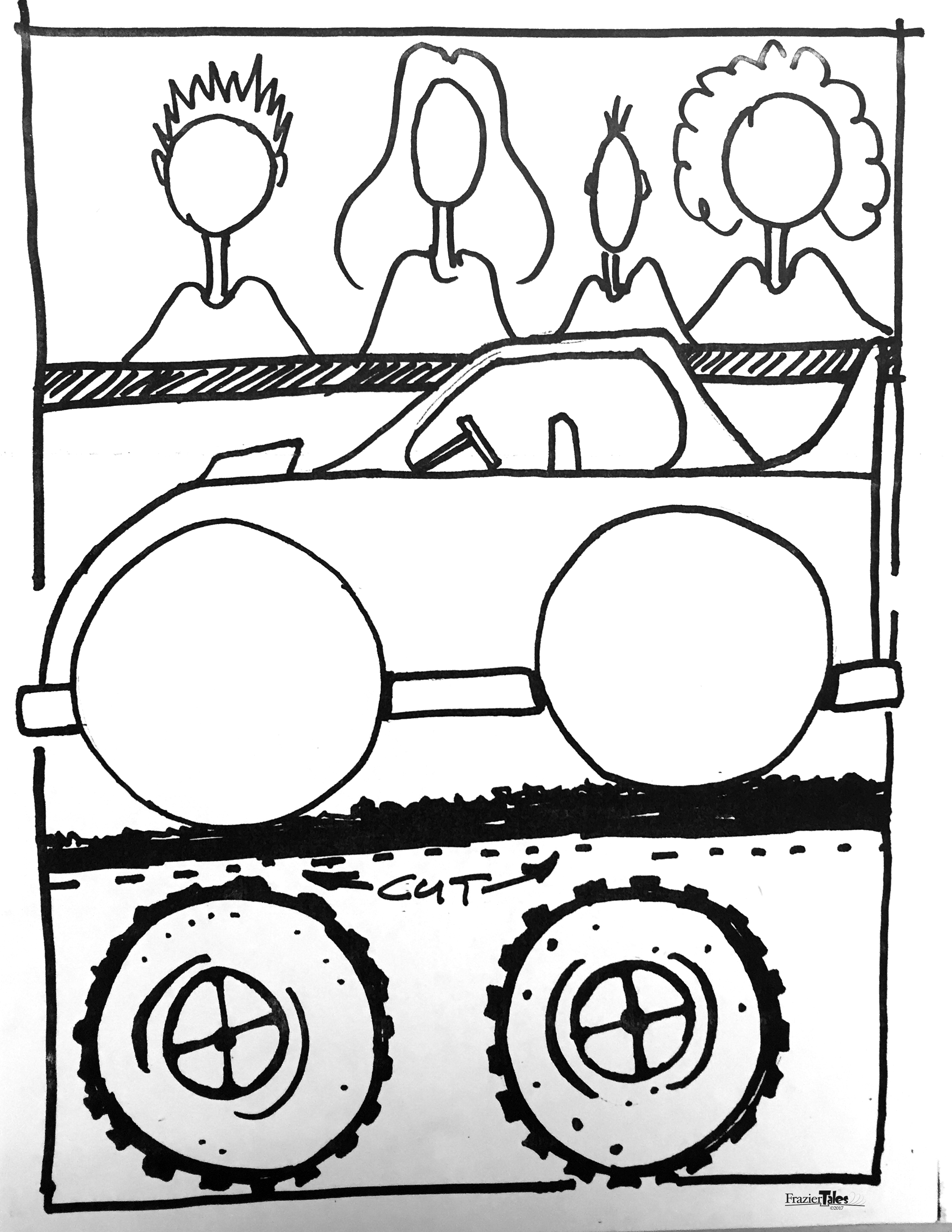 2223x2877 Moving Things Coloring Activity Pages