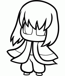 257x302 How To Draw Chibi Howl, Howls Moving Castle, Step