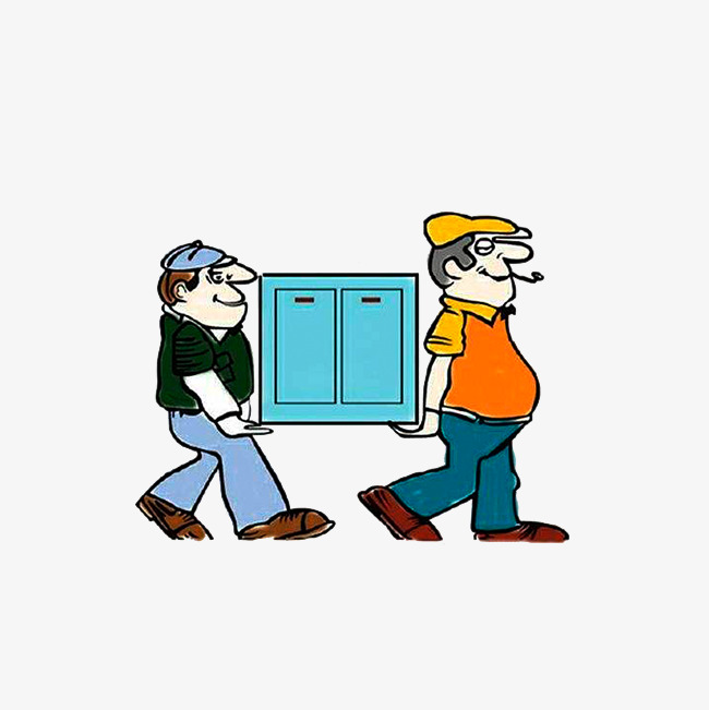 650x651 movers in moving companies, moving clipart, cargo carrier, cartoon