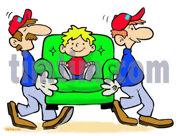 571x437 Free Drawing Of Moving Men From The Category Occupations + Jobs