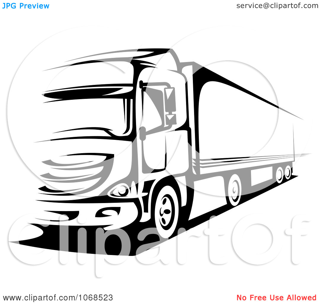 1080x1024 Vector Truck Clipart