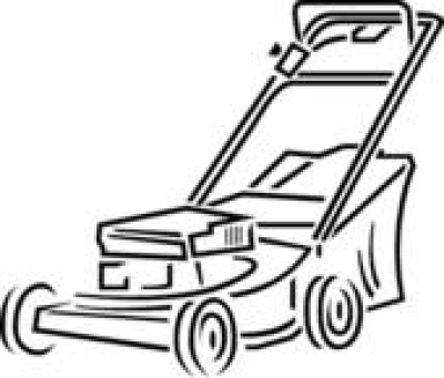 400x341 Old White Zero Turn Mower